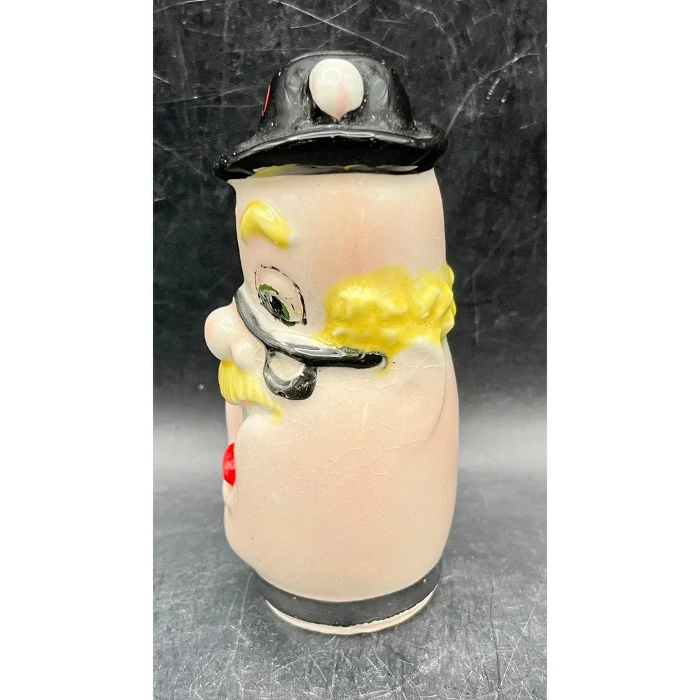 Vtg German Yodeler Herr‎ Zany Happy Man Single Salt Pepper Shaker Japan Decor 4